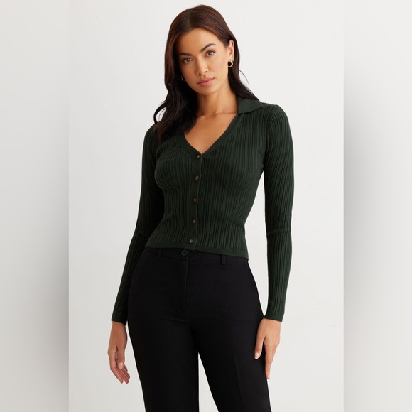 Dynamite Polo Cardigan - Picture 2 of 6